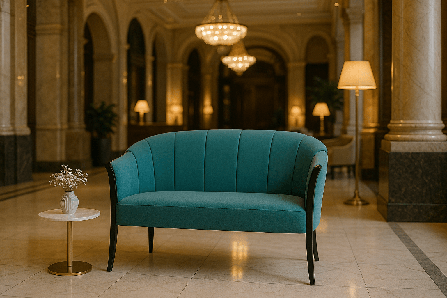 Cafissi 1948 - Two-seater sofa with contemporary lines